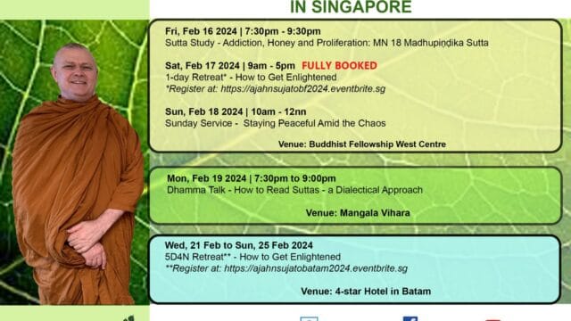 Ajahn Sujato Dhamma tour
